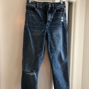 AE highest rise mom jeans